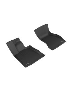 3D MAXpider 2016-2020 BMW 7 Series Kagu 1st Row Floormat - Black - L1BM07611509