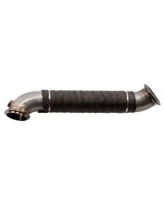 Wehrli 11-15 Chevrolet 6.6L LML Duramax 3in Stainless Down Pipe (V-Band Style) - WCF100704