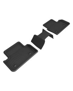 3D MAXpider BMW i5 (G60) 23-25 / 5 SERIES (G60) Kagu 2nd Row Floormat - Black - L1BM15421509