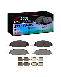 DFC 05-14 Ford Mustang Front 4000 HybriDynamic Brake Pads and Hardware Kit - 4000-1463-01