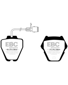 EBC 00-03 Audi A8 Quattro 4.2 (8 Pad Set) Yellowstuff Front Brake Pads - DP41328R