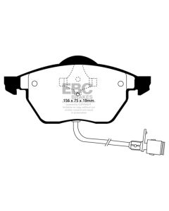 EBC 97-99 Audi A8 Quattro 4.2 (4 Pad Set) Greenstuff Front Brake Pads - DP2836