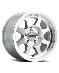 Method MR701 Bead Grip 17x8.5 0mm Offset 5x5 71.5mm CB Machined/Clear Coat Wheel - MR70178550300