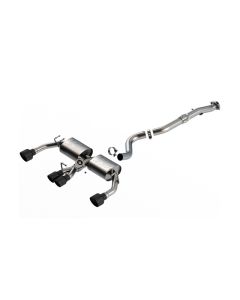 Borla 23-24 Toyota GR Corolla ATAK Cat Back System w/ Black Tips - 140942CB