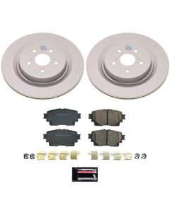 Power Stop 20-22 Toyota Highlander Rear Z17 Coated Brake Kit - CRK8773