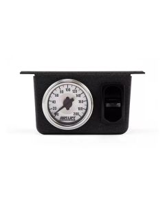 Air Lift Performance Single Needle Gauge Panel with 1 Paddle Switch 200 PSI- AIR-26161
