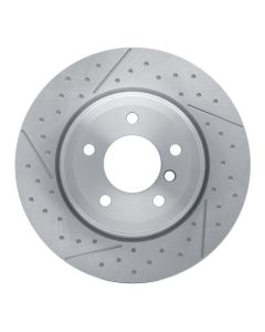 DFC 06-13 BMW 328i Rear Brake Rotor - Dimpled and Slotted - 640-31118