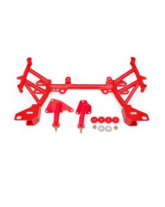 BMR 93-02 4th Gen F-Body K-Member LT1 Motor Mounts Standard Rack Mounts Red - KM341R