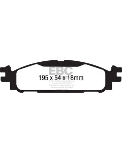 EBC 11-12 Ford Flex 3.5 Greenstuff Front Brake Pads - DP21873