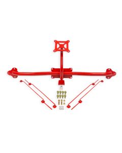 BMR 14-19 Chevrolet Corvette C7 Bolt-On Parachute Mount - Red - PM570R