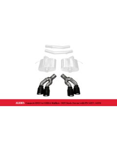 Corsa 2016-2019 Cadillac CTS-V 2.75in Inlet / 4.0in Outlet Black PVD Tip Kit (For Corsa ExhaustOnly) - 14359BLK
