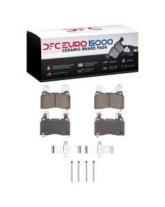 DFC 10-15 Chevrolet Camaro Front Euro 5000 Ceramic Brake Pads and Hardware Kit - 1600-1474-01