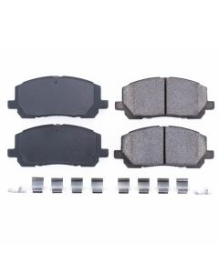 Power Stop 01-07 Toyota Highlander Front Z17 Evolution Ceramic Brake Pads w/Hardware - 17-884