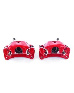 Power Stop 99-03 Lexus RX300 Rear Red Calipers w/Brackets - Pair - S2592