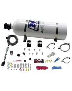 Nitrous Express Shark SHO 400 HP Single Nozzle Nitrous Kit w/15lb Bottle - 20112-15