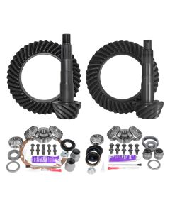 Yukon Gear Ring & Pinion Gear Kit Package Front & Rear with Install Kits - Toyota 8in/8IFS - YGKT004-488