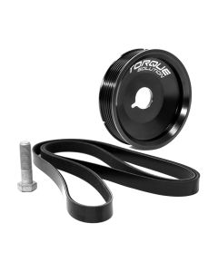 Torque Solution Underdrive Crank Pulley Kit Porsche Boxster/Cayman/996/997 w/AC (Excl Turbo Engines) - TS-POR-458AC