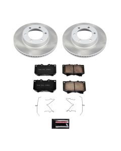 Power Stop 00-02 Toyota Tundra Front Semi-Coated Rotor Kit - SC2323