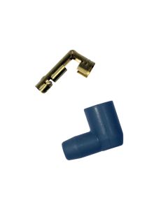 Moroso Spark Plug Boot & Terminal Kit - Ultra 40 - 90 Degree Ends - Non-HEI Distributor - Set of 8 - 72081