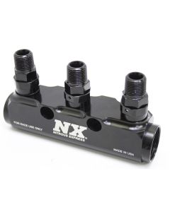 Nitrous Express Fuel Log 3 Port w/ Fittings - 15843
