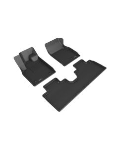 3D MAXpider 2021 Ford Mustang Mach-E Kagu 1st & 2nd Row Floormat - Black - L1FR13801509
