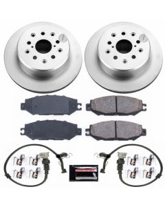 Power Stop 95-00 Lexus LS400 Rear Z17 Evolution Geomet Coated Brake Kit - CRK5061