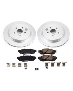 Power Stop 16-18 Lexus RX350 Rear Z17 Evolution Geomet Coated Brake Kit - CRK7740
