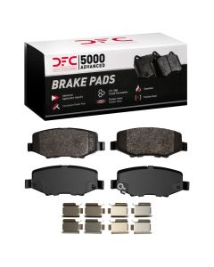 DFC 07-18 Dodge Nitro Rear 5000 Advanced Semi Metallic Brake Pads and Hardware Kit - 1551-1274-01