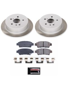 Power Stop 04-10 Toyota Sienna Rear Semi-Coated Rotor Kit - SC5498