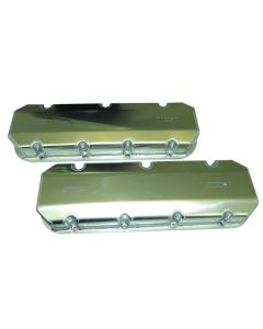 Moroso Chevrolet Big Block (w/Symmetrical Port/Stock Heads) Valve Cover w/Steel Insert - Alum - Pair - 68345