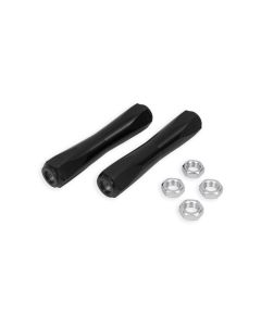 BMR 67-69 1st Gen F-Body / 70-74 3rd Gen X-Body Tie Rod Sleeves 5/8in Thread - Black Anodized - TRS003