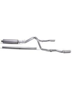 Gibson 19-22 GMC Sierra 1500 Denali 5.3L 3in/2.5in Cat-Back Dual Split Exhaust - Stainless - 65689