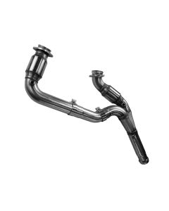 Kooks Stainless Steel 3 x OEM Green Catted Y-Pipe GM 1500 Series Truck and SUV 2014-2020- KOOK-28603300