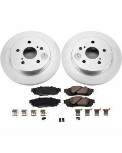 Power Stop 2019 Lexus ES350 Rear Z17 Evolution Geomet Coated Brake Kit - CRK8333