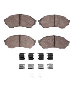 DFC 99-01 Mazda Protege Front 4000 HybriDynamic Brake Pads and Hardware Kit - 4000-0798-01