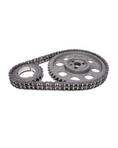 COMP Cams Magnum Double Row Timing Chain Set for Chevrolet Small Block V8 1957-1986, Steel Construction, Double Row Chain, Standard Size - 2100