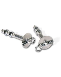 Moroso Hood Pin Set - 3/8in - Aluminum - 2 Pack - 39000