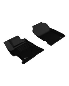 3D MAXpider 2014-2015 Honda Civic Sedan Kagu 1st Row Floormat - Black - L1HD06311509