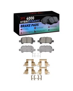 DFC 02-08 Toyota Solara Rear 4000 HybriDynamic Brake Pads and Hardware Kit - 4000-0828-01