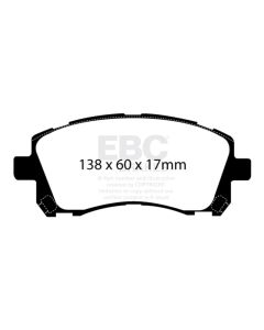 EBC 98-02 Subaru Forester 2.5 Redstuff Front Brake Pads - DP31134C