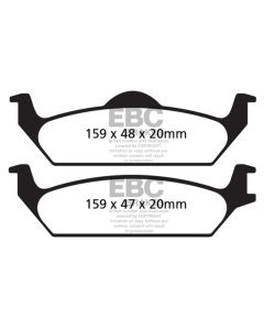 EBC 03-04 Dodge Dakota 2WD 3.9 Greenstuff Rear Brake Pads - DP61648