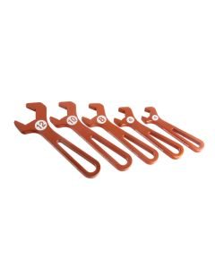 DeatschWerks T6061 AN Hose End Wrench Set (Sizes 4, 6, 8, 10,12) - 6-02-1009
