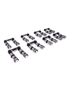 COMP Cams Hydraulic Roller Lifters for Pontiac V8 Engines 1967-1981, Steel Construction, Black Oxide Finish, Standard Size - 859-16