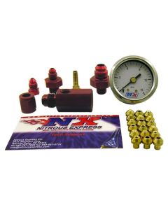Nitrous Express Master Flo-Check (Checks Flowing Fuel Pressures Gauge Incl) - 15519
