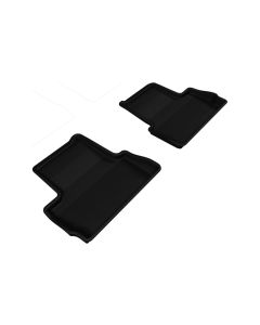 3D MAXpider 2012-2017 Buick Verano Kagu 2nd Row Floormats - Black - L1BC01821509
