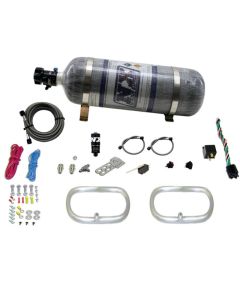 Nitrous Express Dual Ntercooler Ring System (2 - 6 x 6 Rings) w/Composite Bottle - 22200-12
