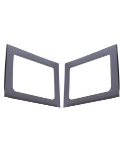 DEI 11-18 Jeep Wrangler JK 4-Door Boom Mat Rear Side Window Trim - 2 Piece - Gray - 50150