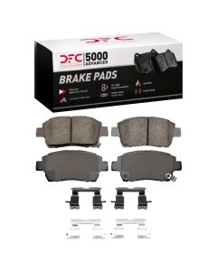 DFC 00-15 Scion IQ Front 5000 Advanced Ceramic Brake Pads and Hardware Kit - 1551-0822-01