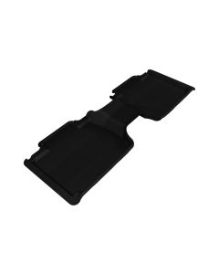 3D MAXpider 2012-2020 Toyota Tacoma Access Cab Kagu 2nd Row Floormats - Black - L1TY09121509