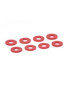 Daystar D-Ring Shackle Washers Set of 8 Red - KU71074RE